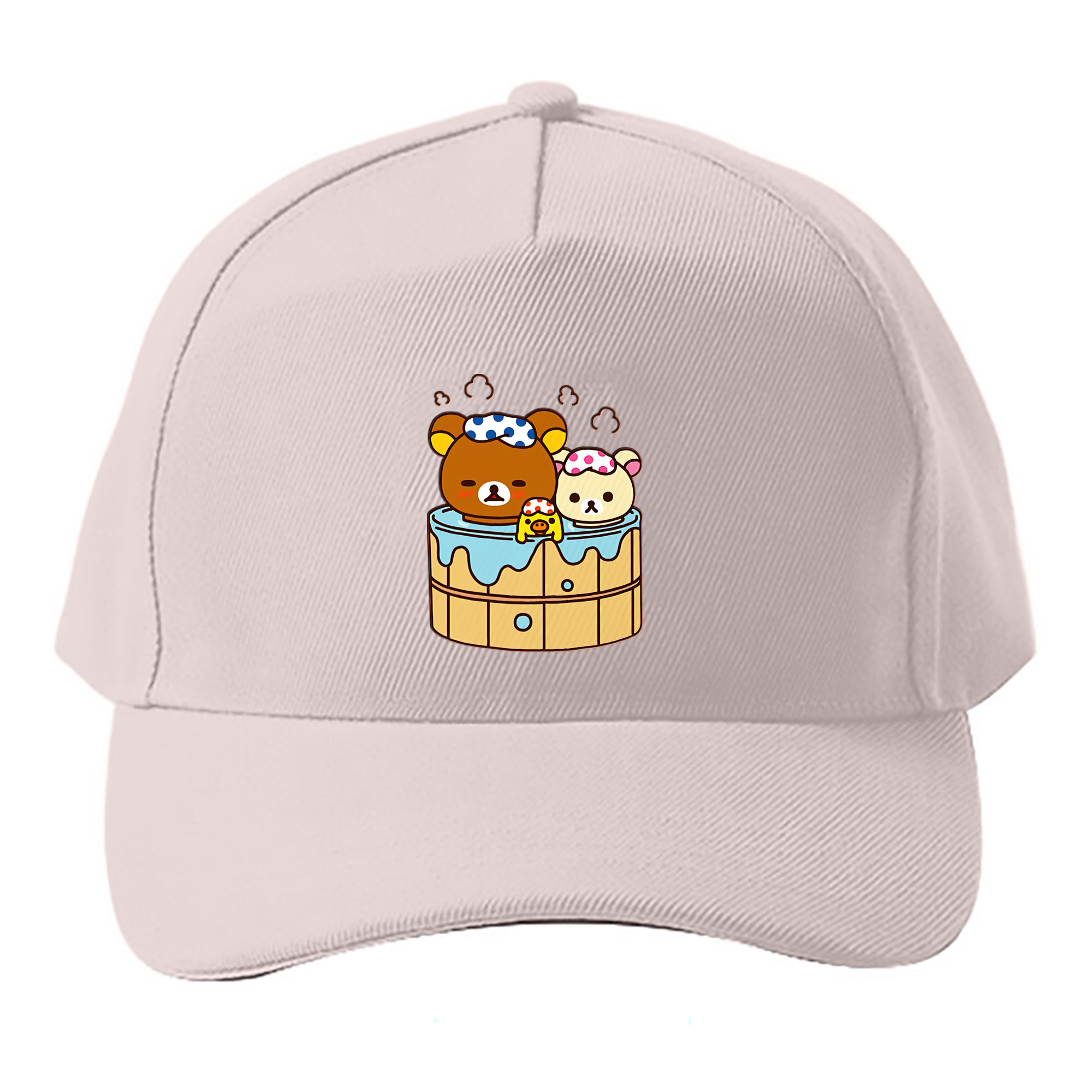 （画像用） リラックマ リラックマ キイロイトリ Rilakkuma Korilakkuma Kiiroitori ベースボールキャップ 綿100％ 男女兼用 帽子 スポーツ